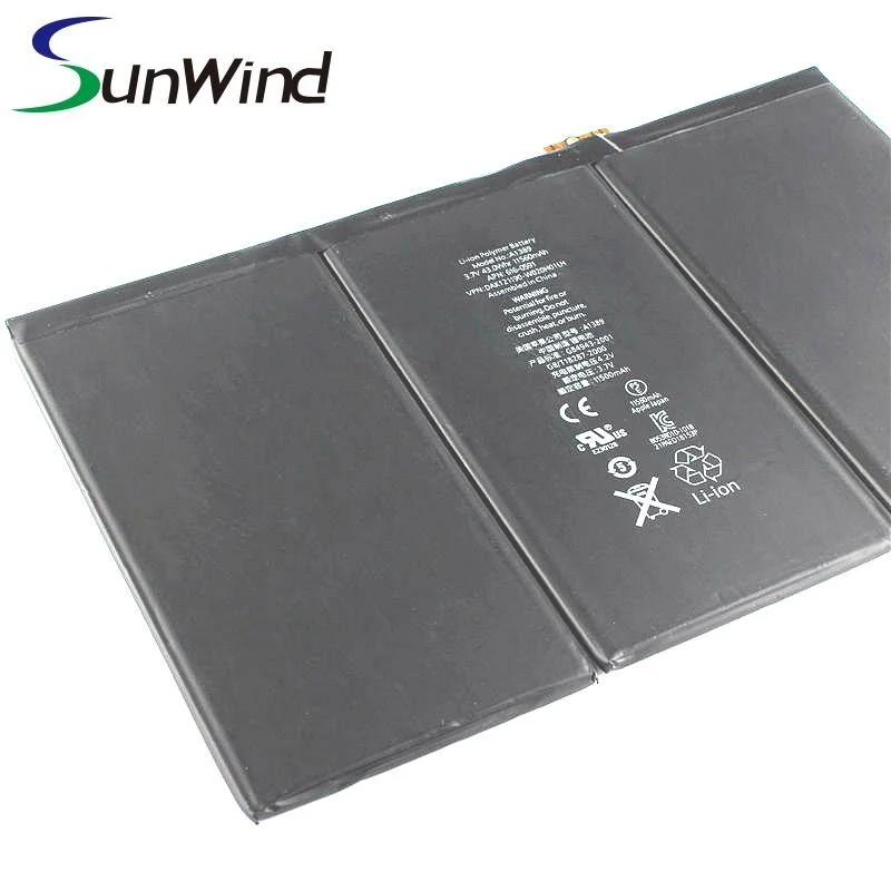 High Capacity 3.7V 11560mAh PC Tablet Rechargeable Battery for Apple iPad 3 iPad 4 A1389 A1416