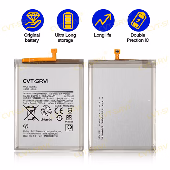 Совершенно новый оригинальный аккумулятор для мобильного телефона для Samsung iPhone Huawei Xiaomi Oppo